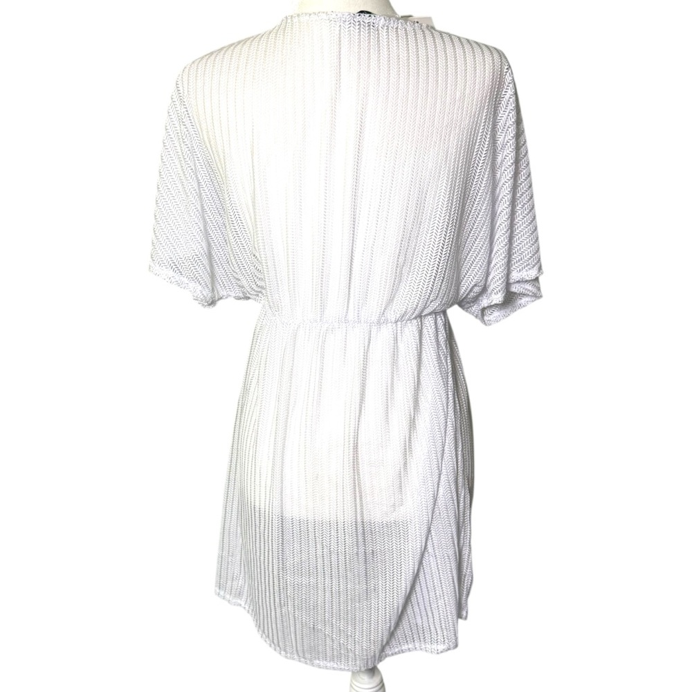 Paradise | White Mesh Swim Cover-Up - Picture 3 of 9